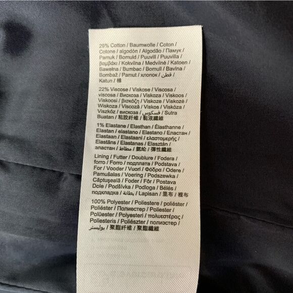 Esprit Navy 2 Button Blazer with Polka Dots Size 4 - Picture 8 of 9